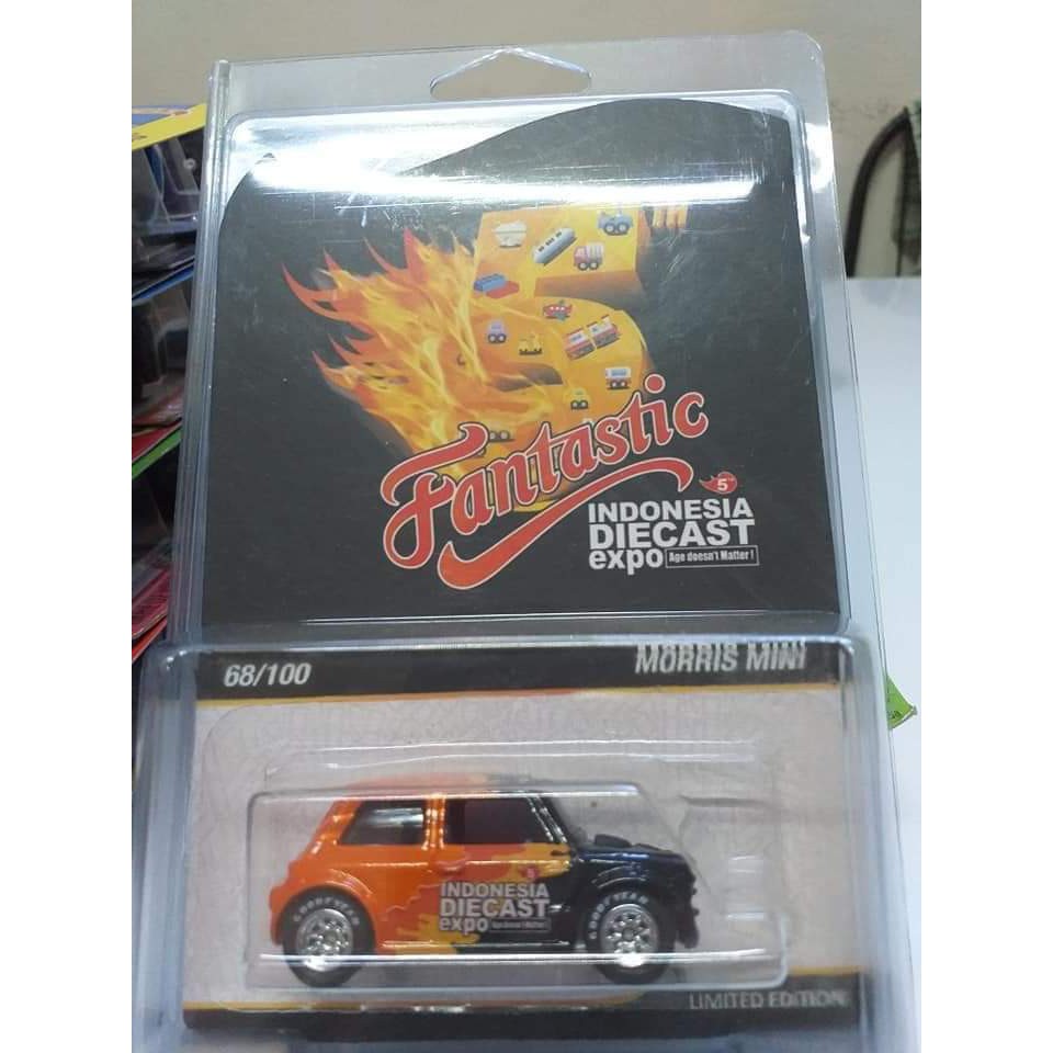 HOT WHEELS IDE MORRIS MINI ORANYE NO 68
