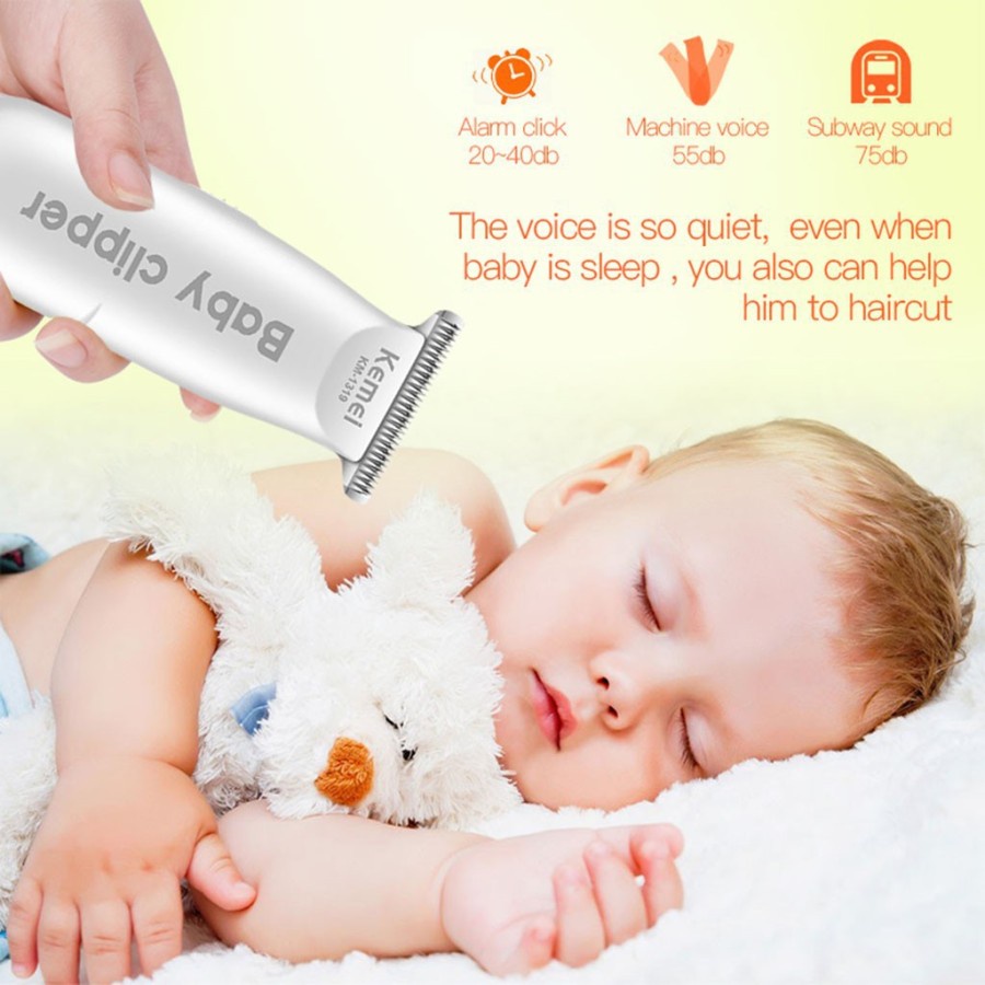 Kemei km 1319 Alat Cukur Rambut Bayi Elektrik Baby Shaver Trimmer