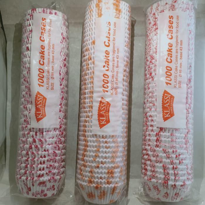 

Cup kertas 95mm Bolu kukus pendek Klassi Cake cases isi 1000 BERKUALITAS