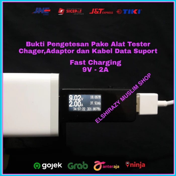 Kabel Data Xiaomi Mi Type C Fast Charging ORIGINAL 100% 9V 2A Putih