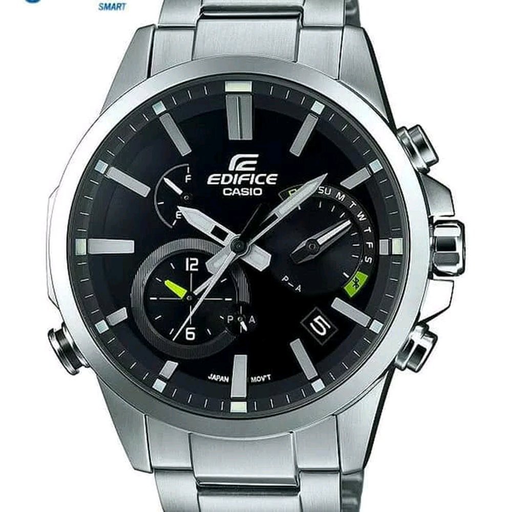 Jam Tangan Casio Edifice Original EQB-700D-1ADR Edifice Bluetooth