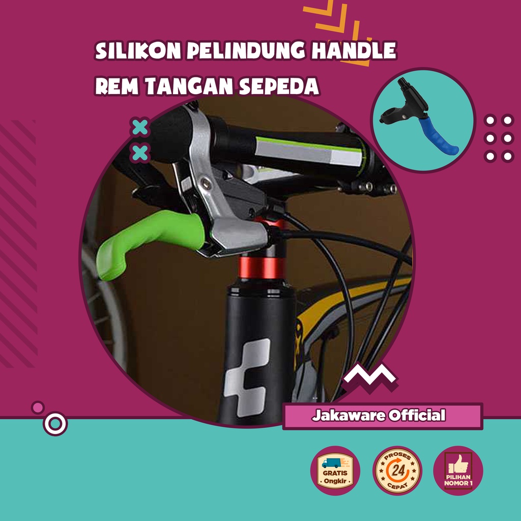 SILIKON PELINDUNG HANDLE REM TANGAN SEPEDA COVER SARUNG SILICONE GAGANG SEPEDAH BALAP ROADBIKE HANDE