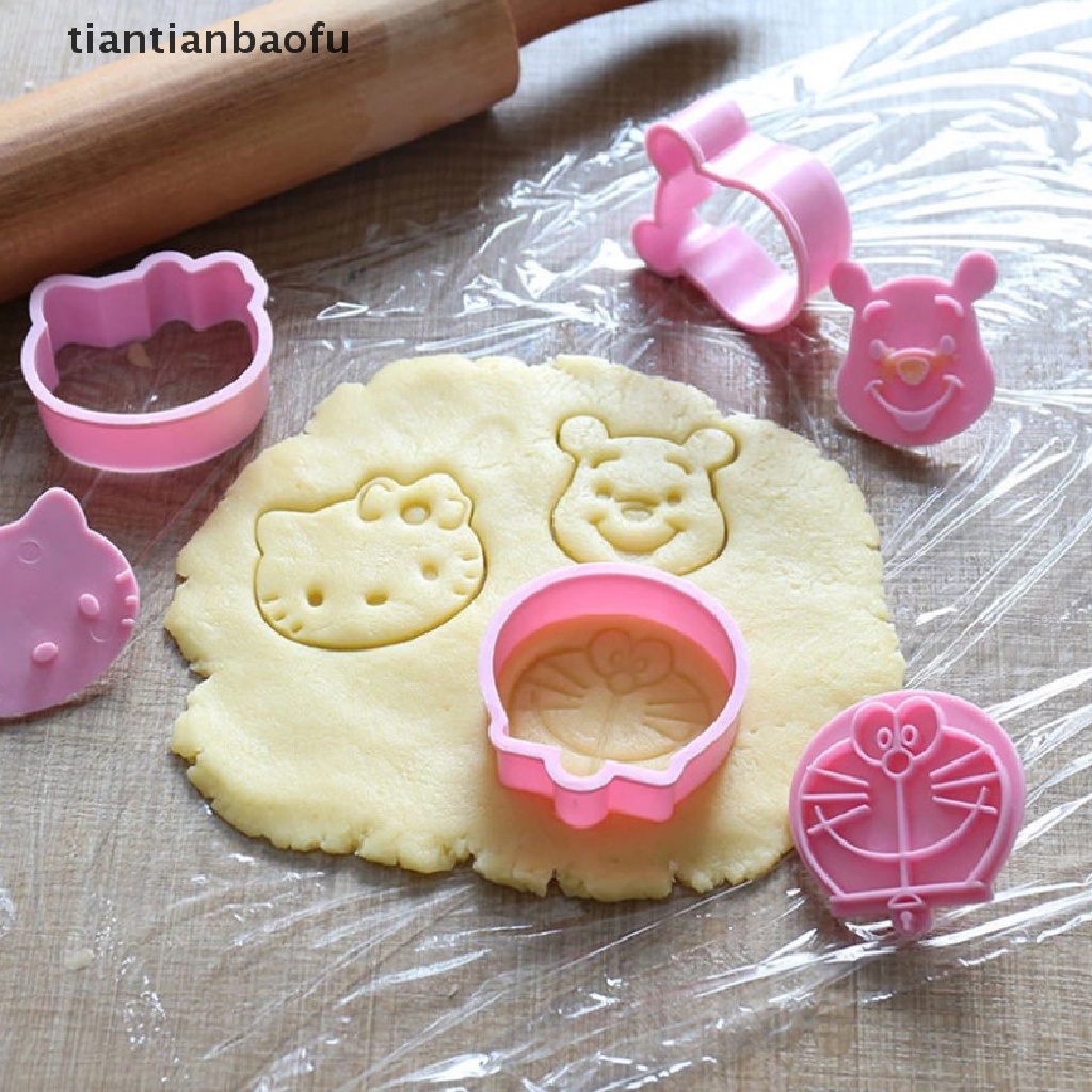 Cetakan Kue / Buah / Biskuit Bentuk Panda Bahan Plastik Untuk Alat Dapur