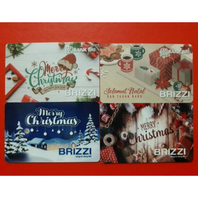 BRIZZI BRI Spesial Natal (Christmas) /Like eMoney eTOLL Tapcash or Flazz