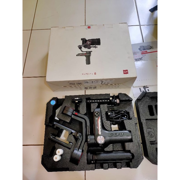 GIMBAL ZHIYUN WEEBILL S FULLSET BONUS TAS RANSEL KAMERA