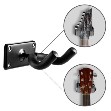 ⭐ready⭐Dudukan gitar logam menampilkan Wall Mount Guitar Hanger Hook