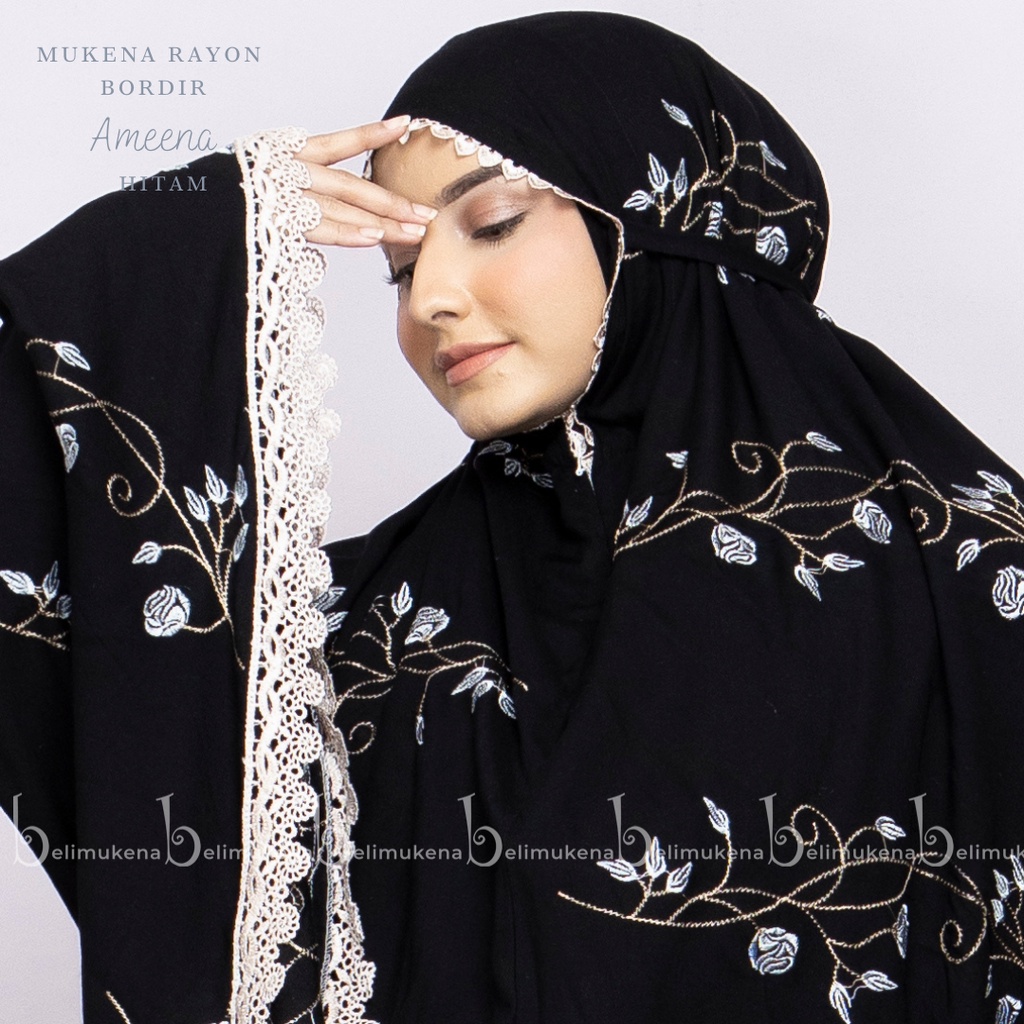 Mukena Dewasa 2in1 Bordir Ameena