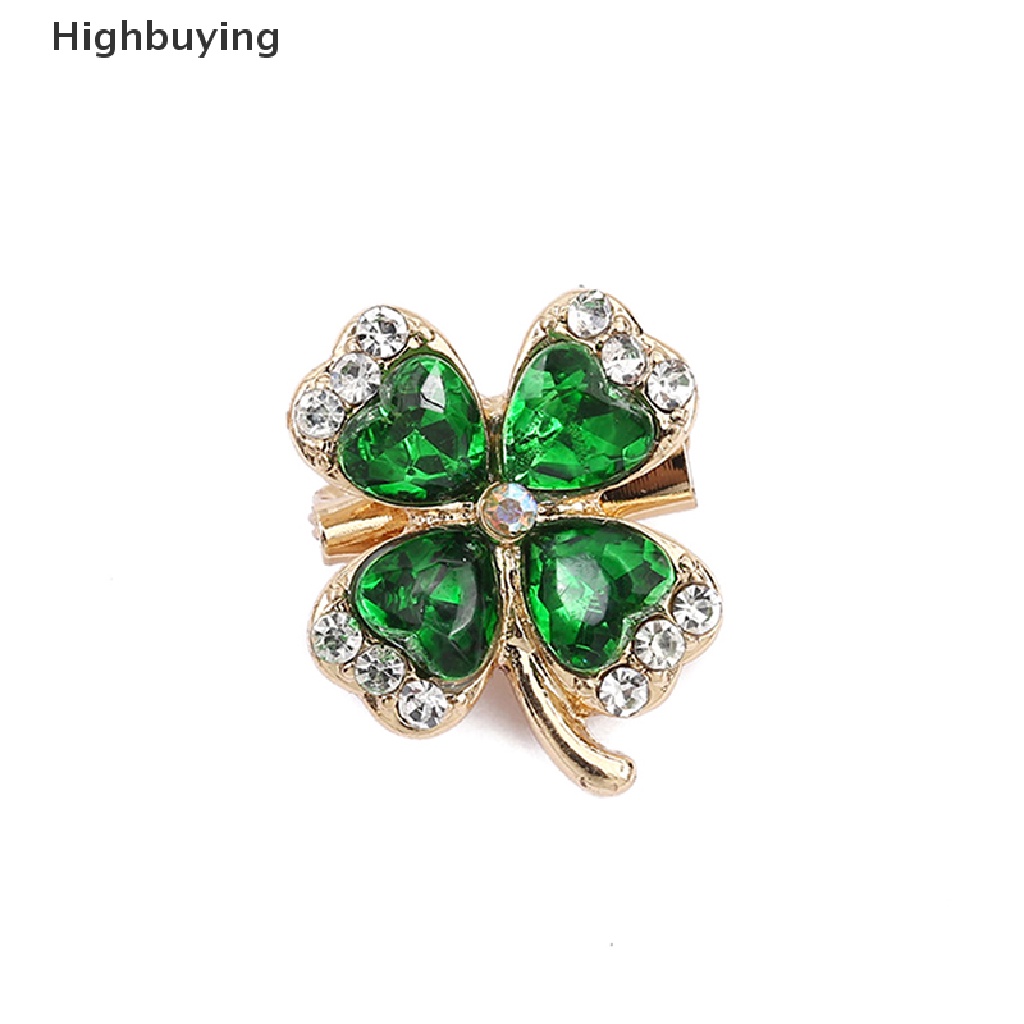 Hbid 1Pc Bros Bentuk Kupu-Kupu Aksen Kristal + Berlian Imitasi Untuk Wanita
