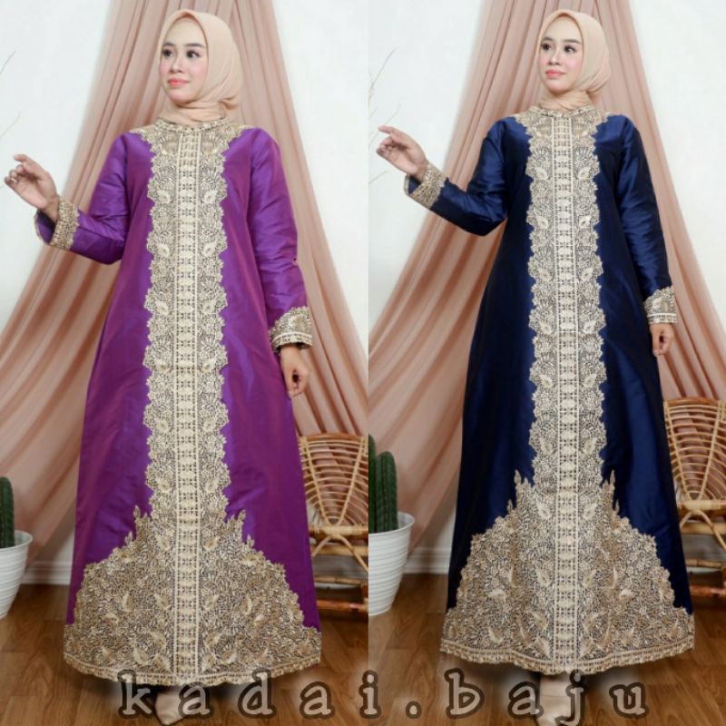 GAMIS MELANIE / GAMIS BRUKAT / GAMIS PESTA / KEBAYA MODERN / OUTFIT BAJU PESTA KEKINIAN / MJ