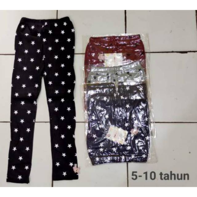 Celana Legging Anak cewek umur 5-10 tahun Import Premium merek kajili