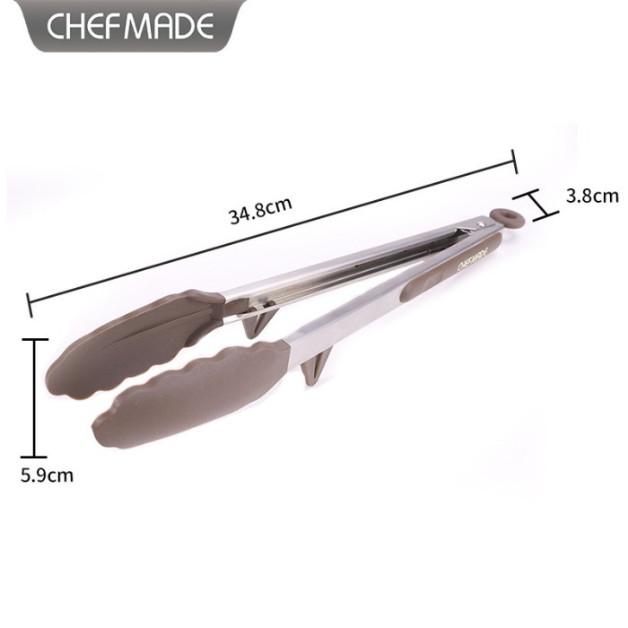 Chefmade WK9844 Silicone Food Tong 34cm/ capit masak tahan panas 12inc/ capitan makanan