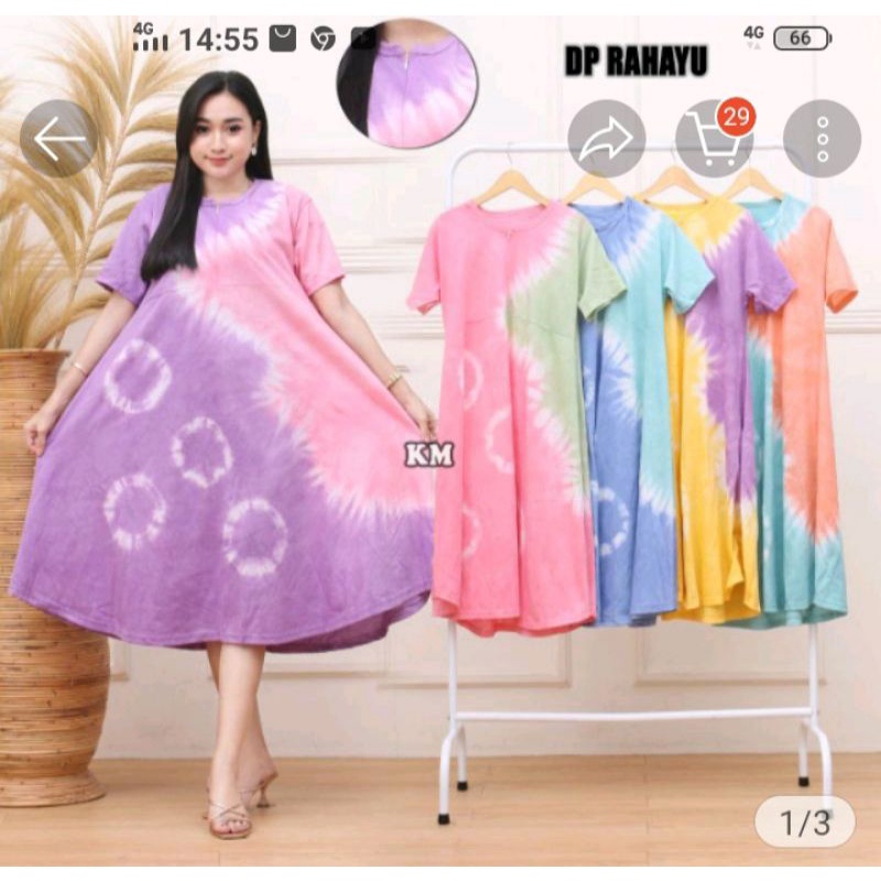 DASTER KAOS PELANGI RESLETING DEPAN