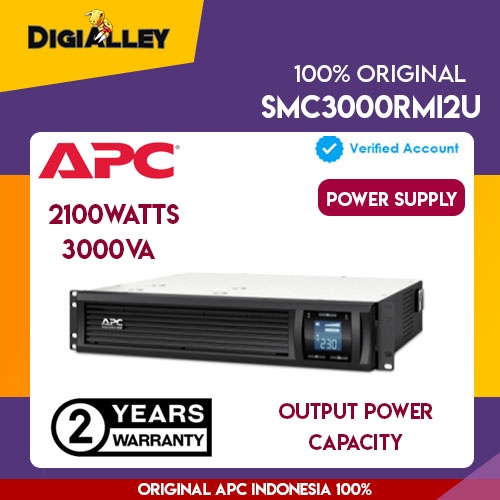 UPS APC SMC3000RMI2U - UPS APC SMC 3000RMI2U