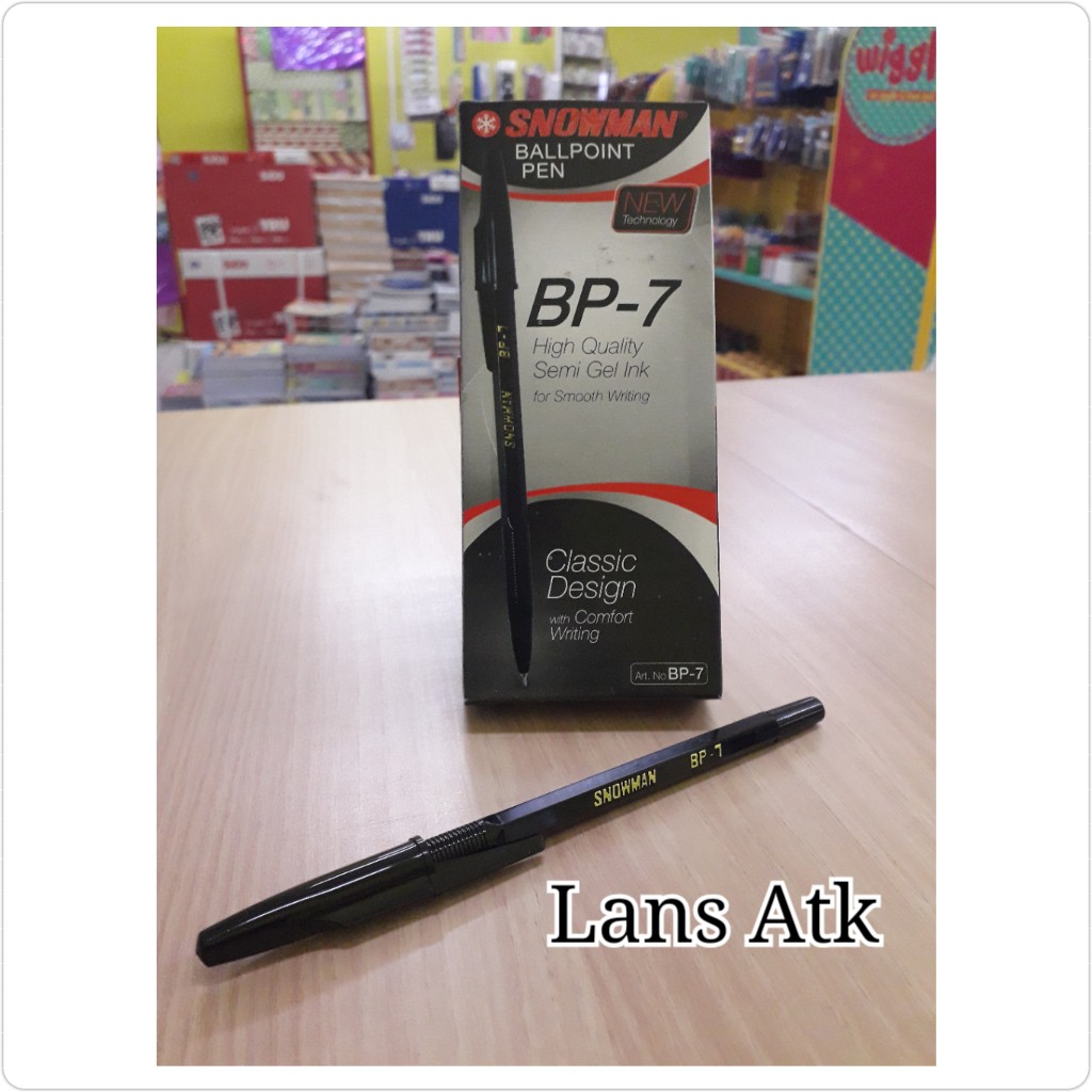 

Pulpen/Ballpoint Snowman BP-7 Black