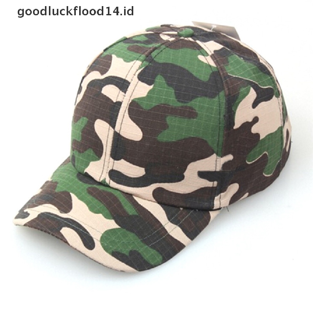 [OOID] Men Women Baseball Cap Military Army Camo Hat Trucker Camouflage Snapback ID