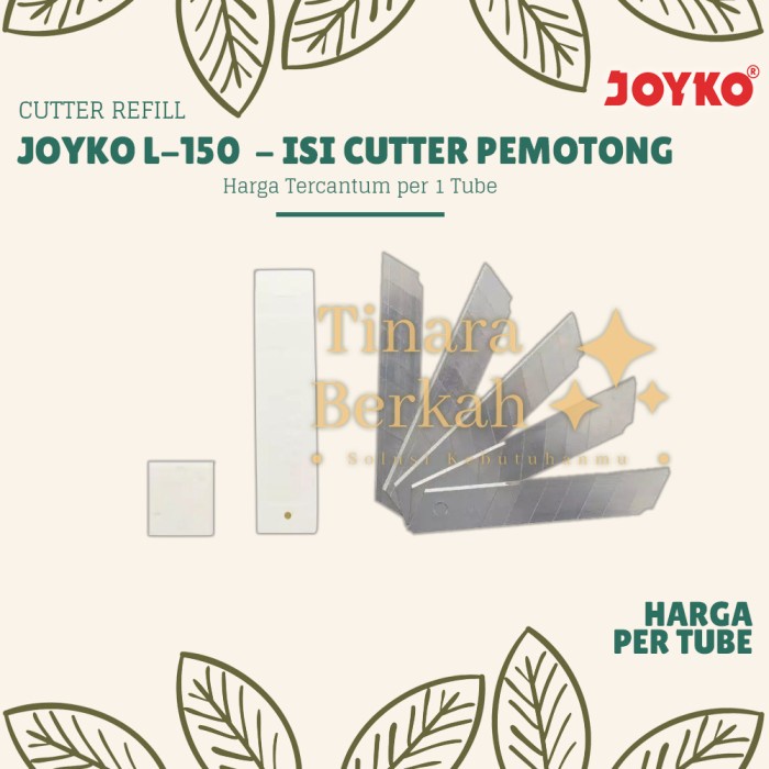 

Isi Cutter Joyko L-150 L150 Refill Isi Pisau Cuter Kater L 150 Besar 1 Cube