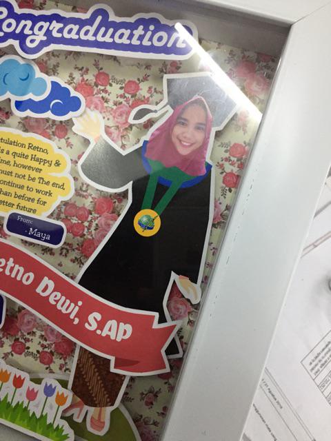 Scrap Frame 3d Paket Hemat Kado Wisuda