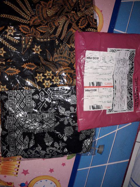 Promo!!! Big Ramadhan Sale Kemeja Batik Pekalongan Sogan Hrb026 Gudang Batik Pkl M L Xl Xxl Xxxl 4l