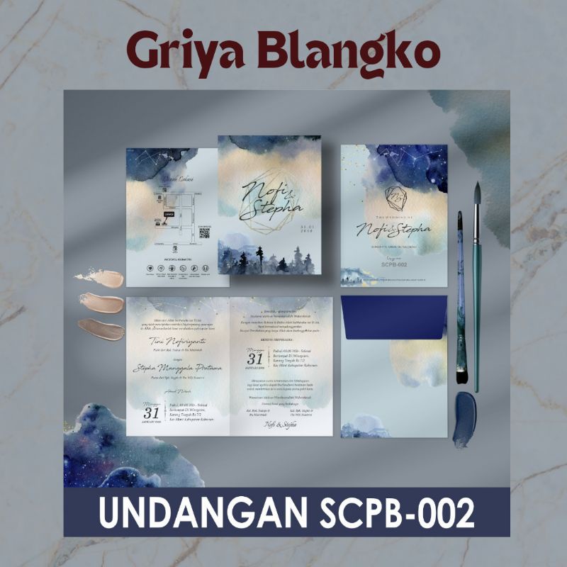 Blangko Undangan Griya Blangko SCPB-002