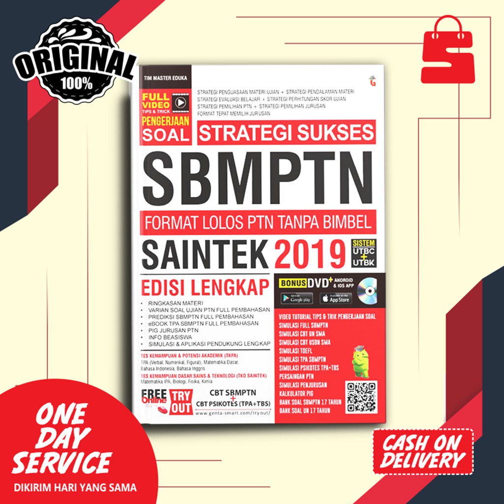 Buku Materi Soal Utbk Sbmptn Strategi Sukses Sbmptn Saintek 2019 Shopee Indonesia