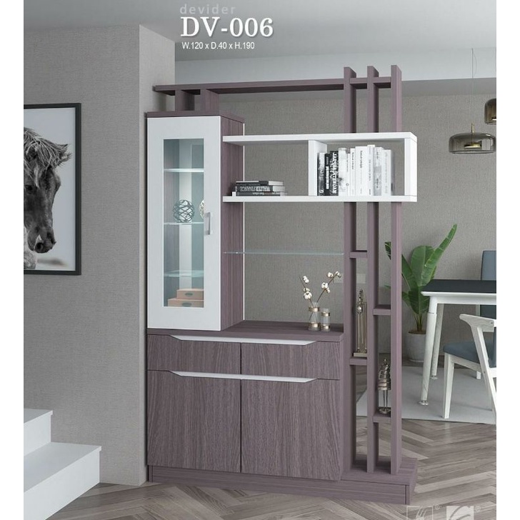 Pajangan Partisi TV Pajangan TV Pajangan Minimalis partisi ruangan Bufet TV MINIMALIS DV 006