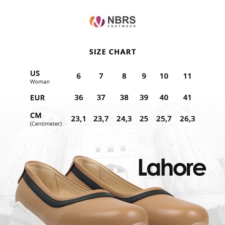 Nibras Footwear Sepatu Lahore wanita Casual kekinian ootd polos