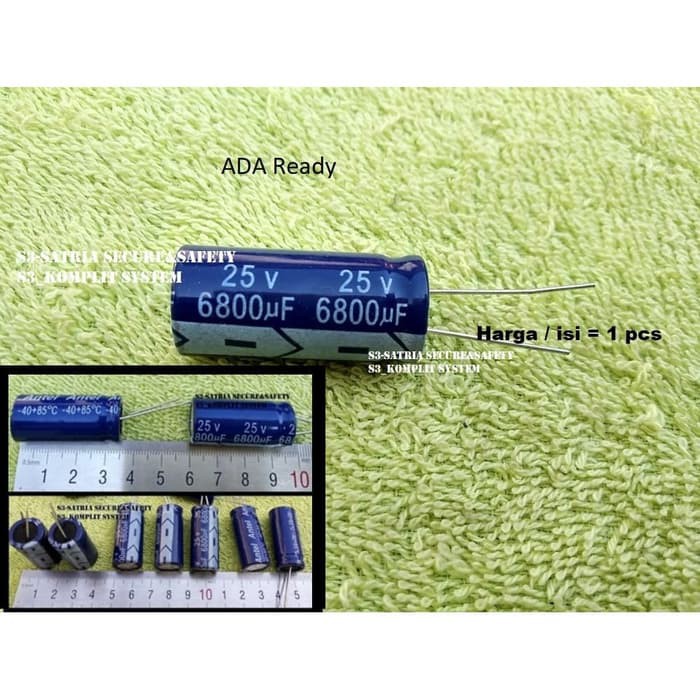 stc168 Elko 6800uf 25V Elco 6800 uf 25 V