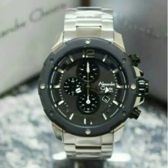 Alexandre christie AC 6410 silver black
