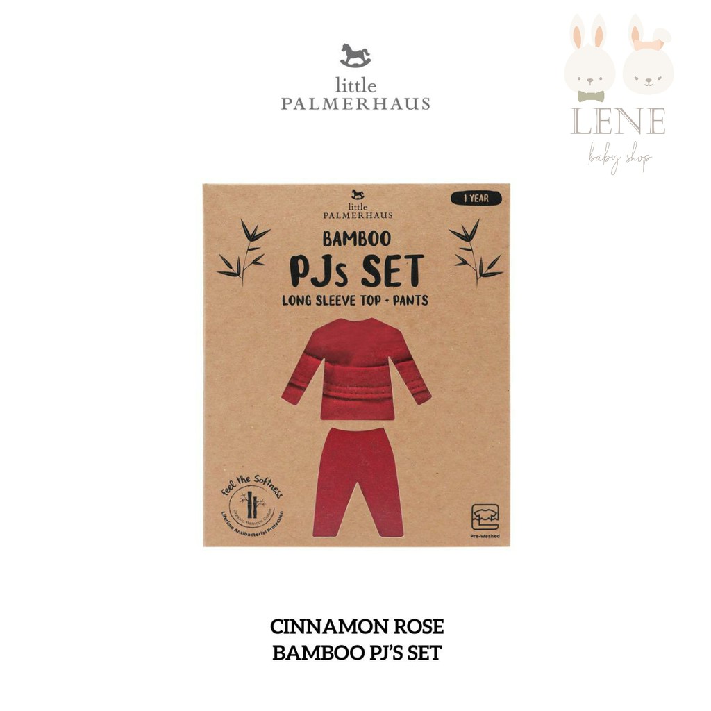 Little Palmerhaus Bamboo PJs Set Long Sleeve Top - Pants / Piyama PJ
