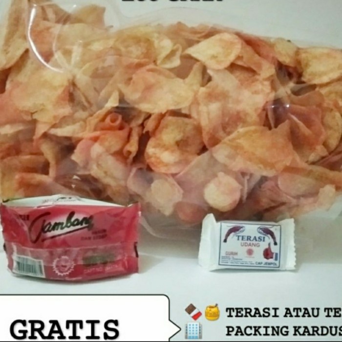 

MURAH Keripik kentang Asli rasa balado 100gr khas cirebon