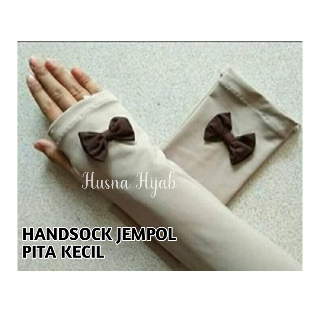 [HUSNA HIJAB] Handsock Jempol Pita Kecil / Handsock Pita