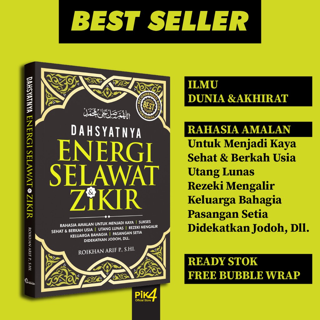 Dahsyatnya Energi Selawat Zikir Seri Buku Islam Sholawat Nabi