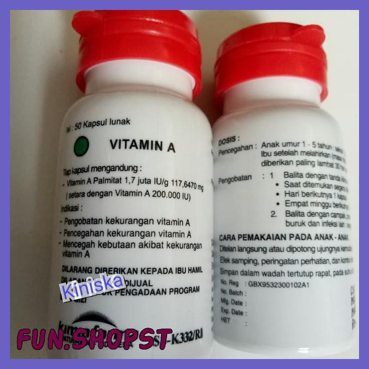RETINOL VITAMIN A 200.000 IU BOTOL 50 KAPSUL LUNAK