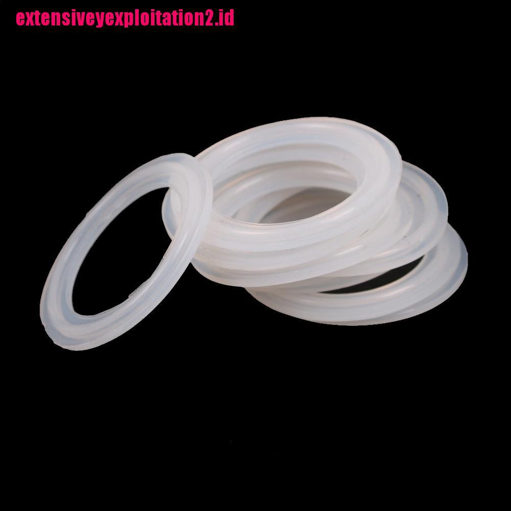 10 pcs Gasket Tri Clamp Sanitasi Bahan Silikon Ukuran 1.5 Inci