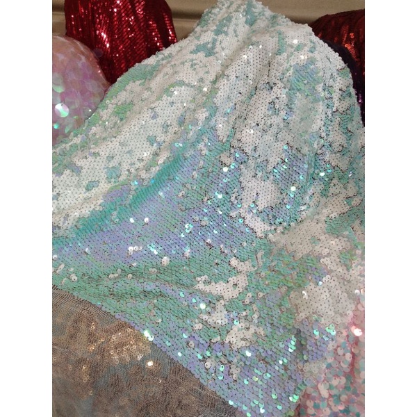 kain/bahan sequin Payet hologram