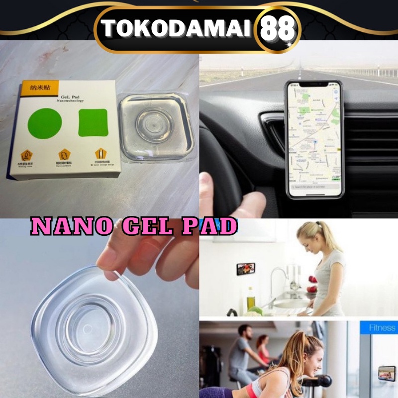 Gel Pad Nanotechnology Original Stiker Holder Serbaguna phone holder