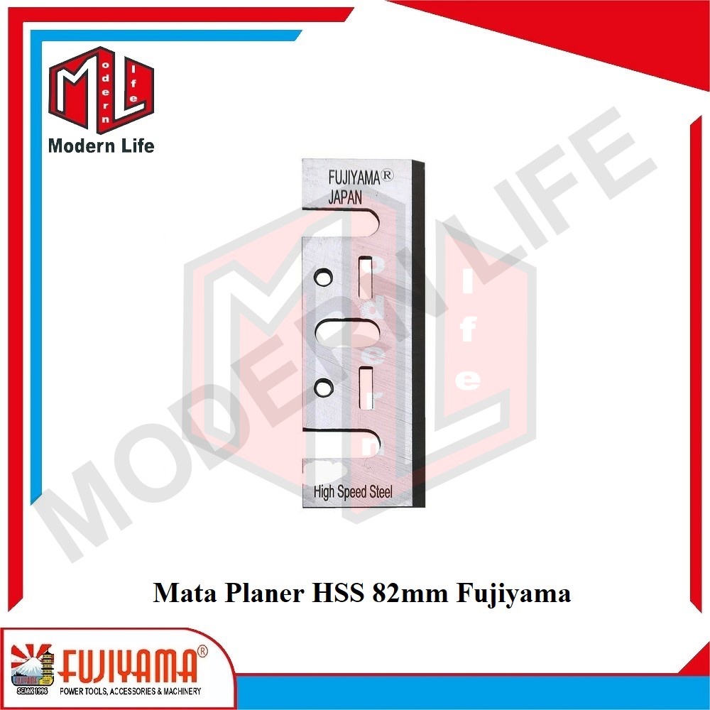 FUJIYAMA Mata Planer Blade HSS 82mm / Mata Serut Planer Kayu HSS 82mm