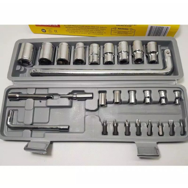 KENMASTER Kunci Shock ORIGINAL Shocket Shock Wrench Set 27pcs KENMASTER Toolkit ORIGINAL