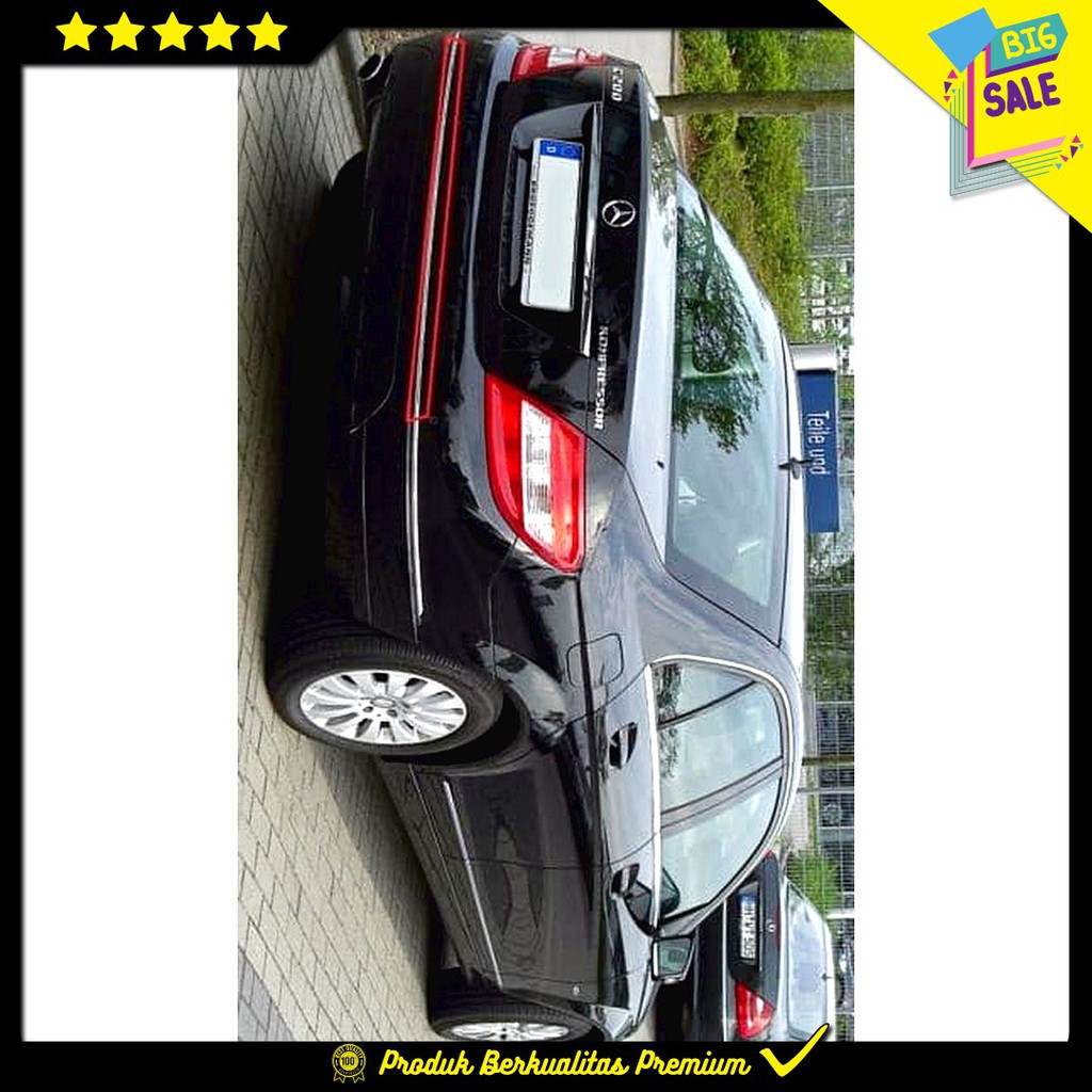 Lis List Chrome Bemper Bumper Belakang Tengah Mercedes Benz Mercy C Class ( W204 ) New