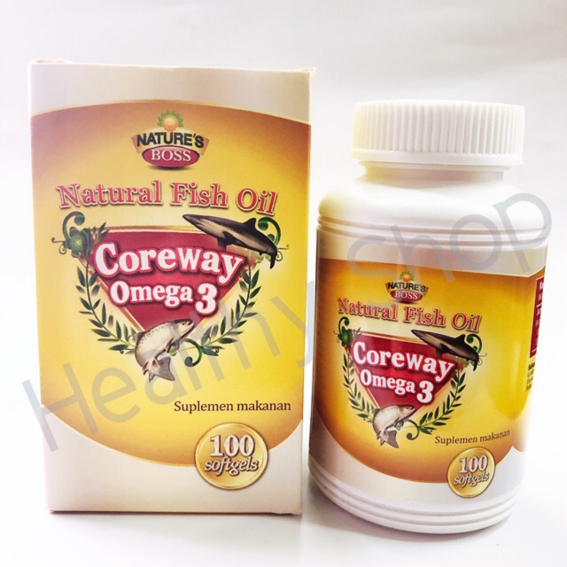 Nature S Boss Coreway Omega 3 Isi 100 Indonesia