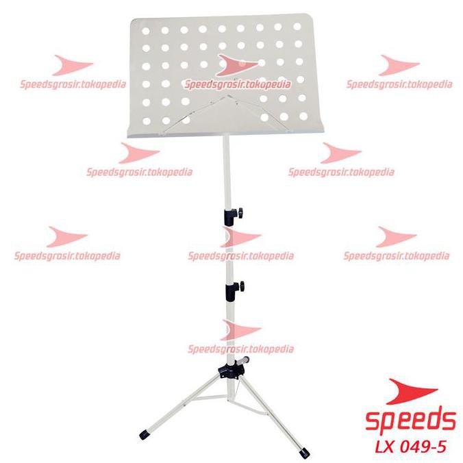 Alat Musik Stand Book Kecil Stand Partitur Music Stand Lubang 049-5 - Putih