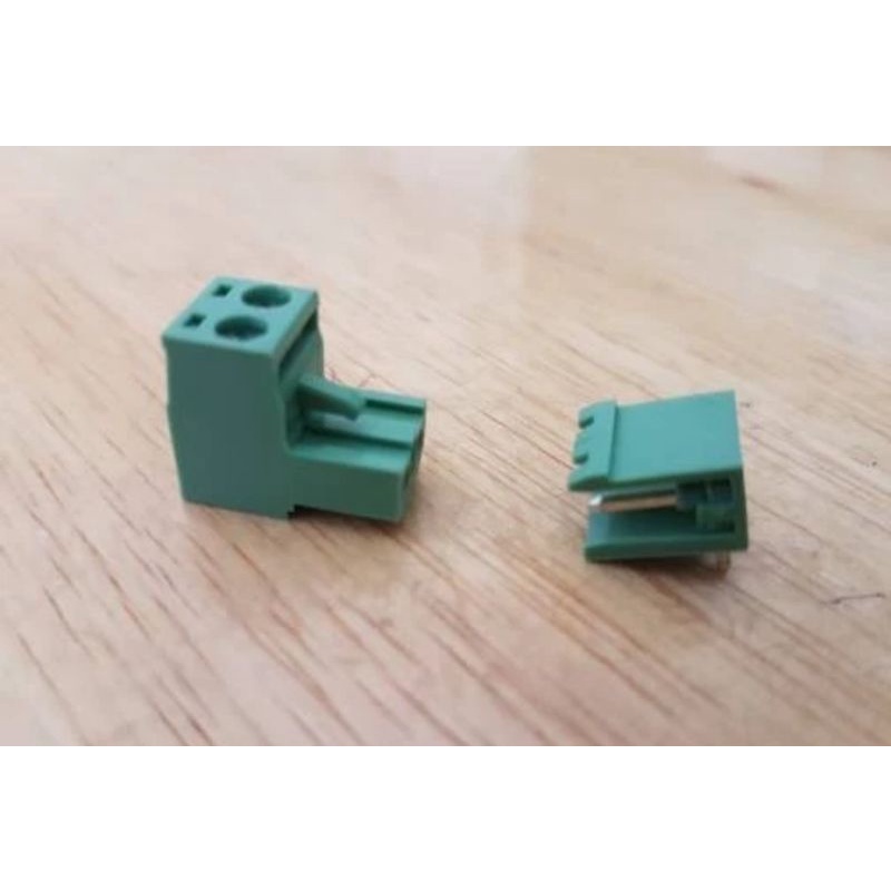 5.08mm Pitch 2 pin Screw Pluggable Terminal Block Plug Connector sepasang pair