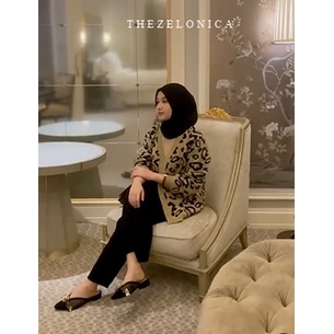 LEOPARD CARDIGAN RAJUT THEZELONICA