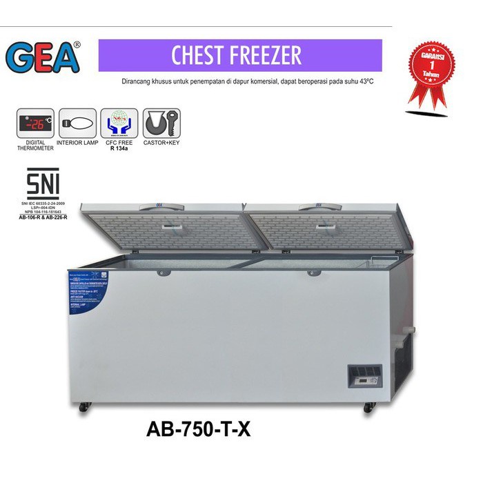 GEA Chest Freezer AB-750-TX