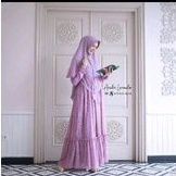 Preloved gamis Lebaran Audre Sheika Hijab