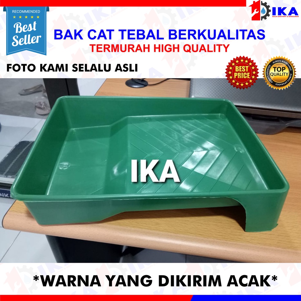 BAK CAT KAKI LUAR PLASTIK KUAT TEBAL / UNTUK TEMPAT ROLL TEMBOK MINYAK KAYU CAIRAN WADAH BAKI PVC