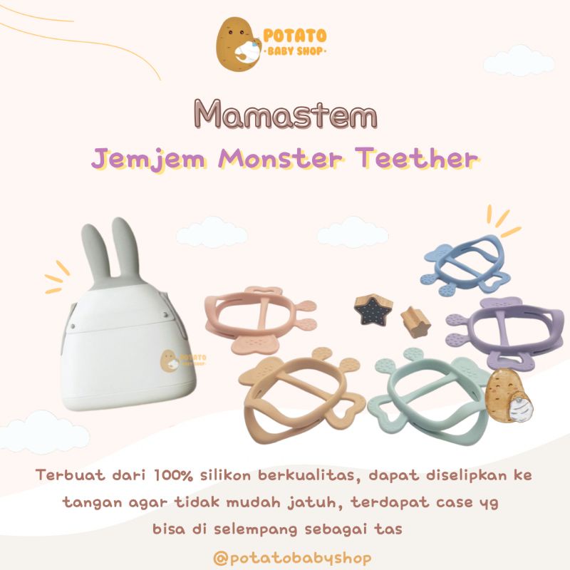 Mamas Tem - Jem Jem Monster Teether mamastem Jemjem