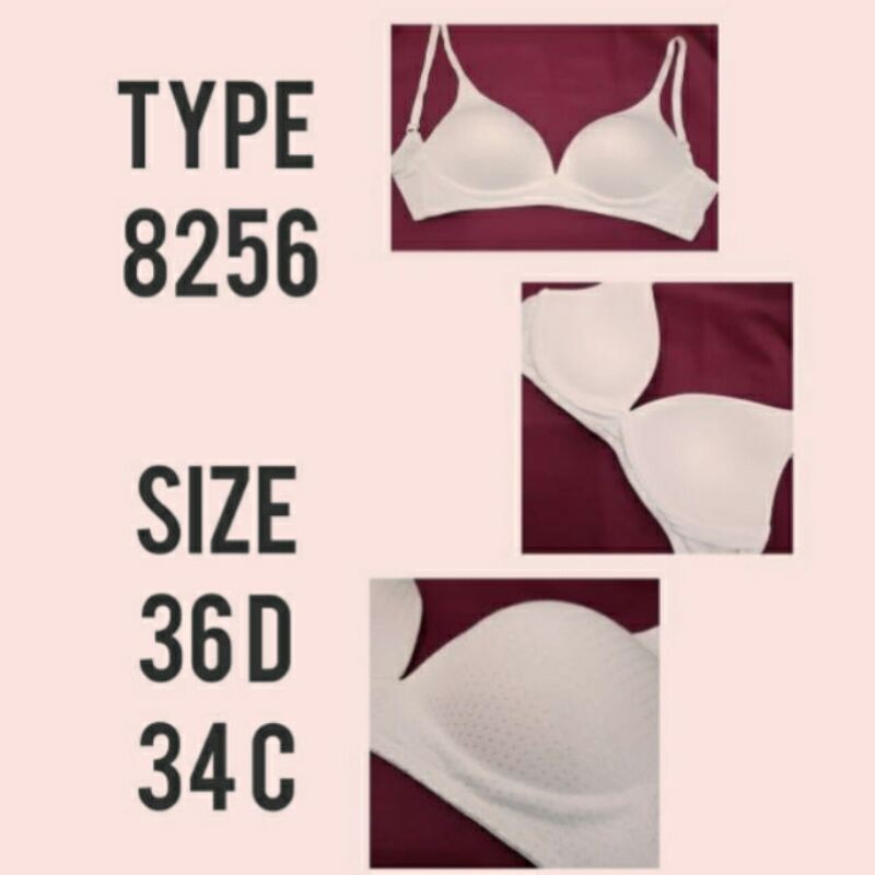 8256 Bh Bra wanita Busa Motif Bintik U1