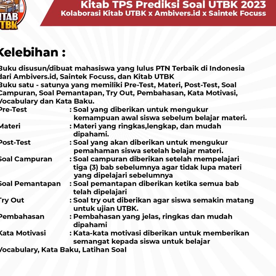 

6UU✼ KITAB TPS 2023 Paling Laris