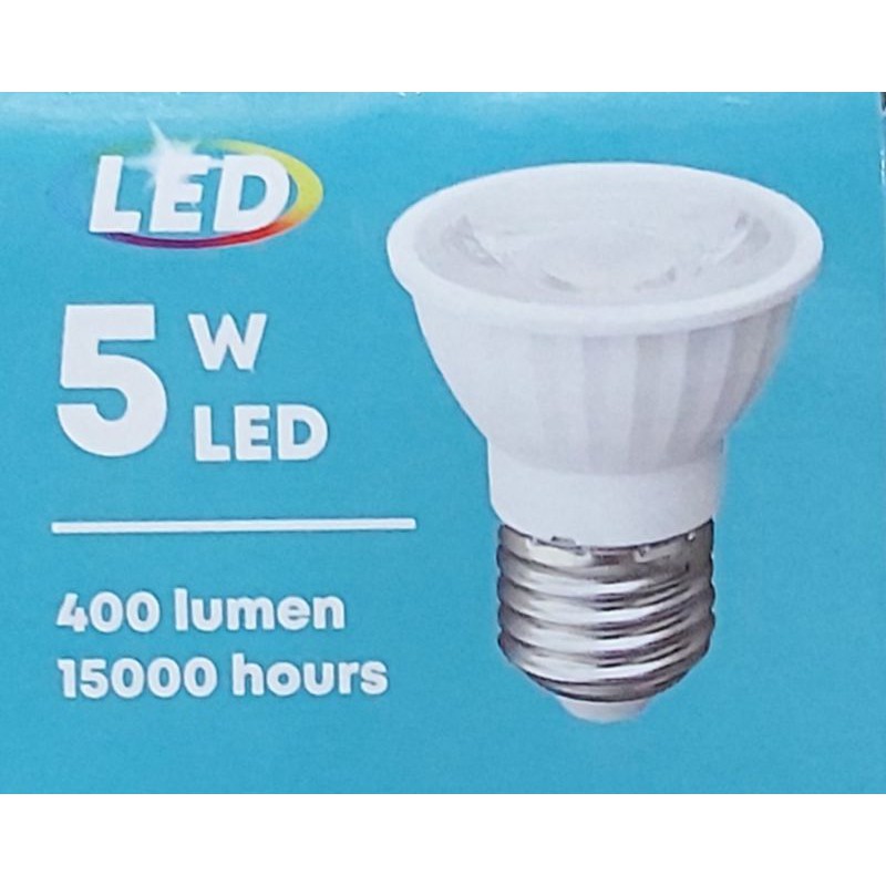 Lampu LED Par16/MR16 E27 5watt Putih 6500K allumia